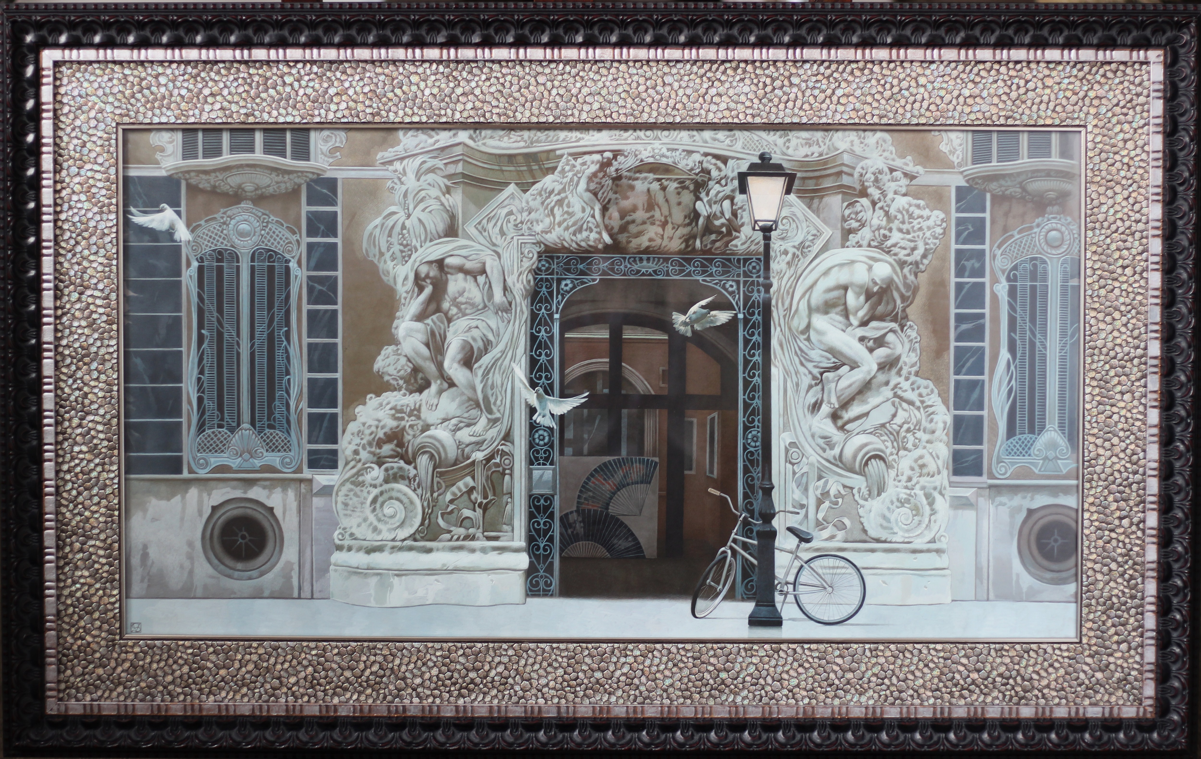 Испания Валенсия-4- 51х95,7см акв, белила, картон 2017  | Spain, Valencia-4 51x95