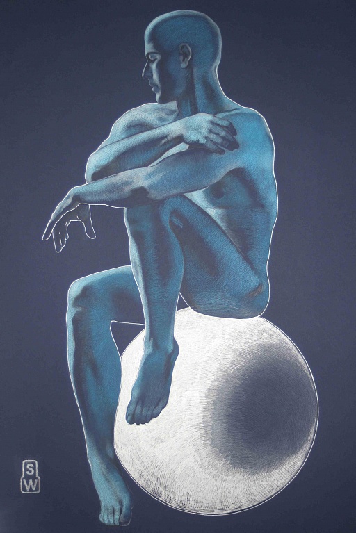 Лунный свет-3 110х75 пастель, 2013 |  Moonlight-3, pastel