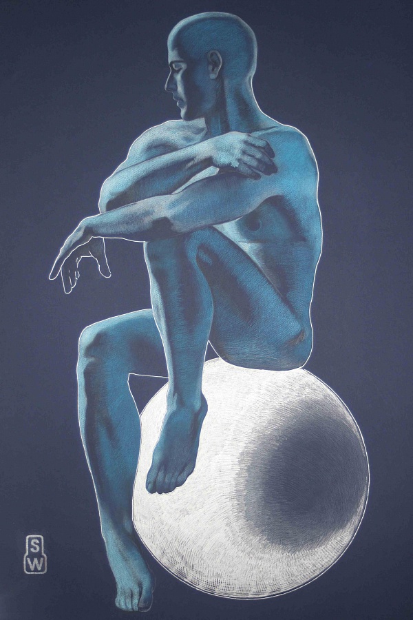 Лунный свет-3 110х75 пастель, 2013 |  Moonlight-3, pastel