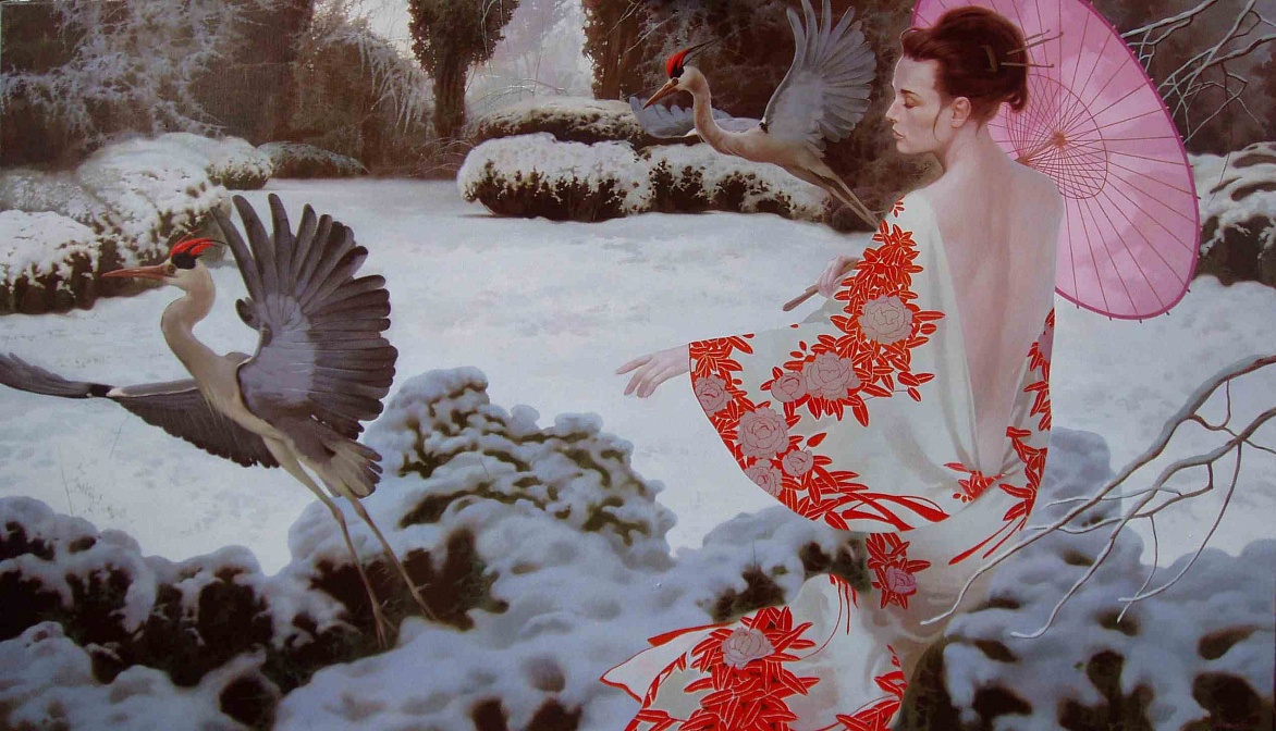 Дыхание весны - 75х130см х.м., 2008 |  Breath of spring 75х130см х.м., 2008