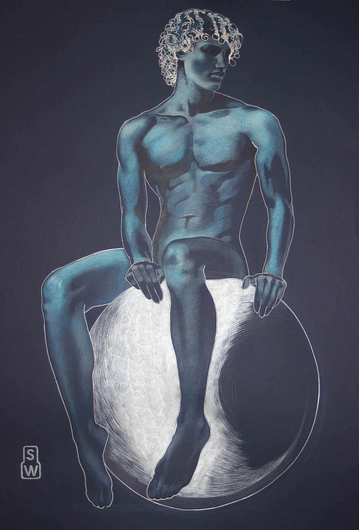 Лунный свет-1 110х75 пастель,2013 |  Moonlight-1, pastel