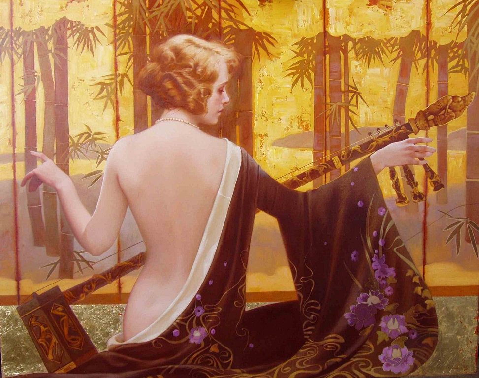 Осенние ноты - 75х95см х.м., 2007 |  Autumn notes 75х95см х.м., 2007