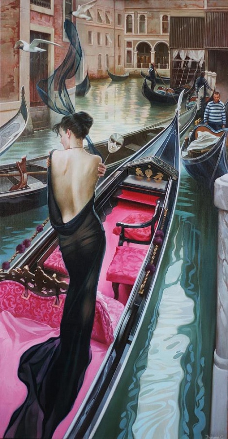 Венецианская Венера-106х56см х.м. 2017  | Spain, Valencia-4 106x56
